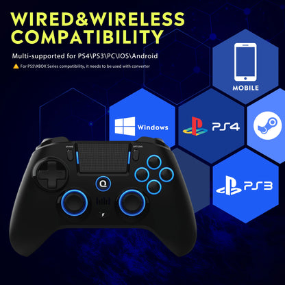 QRD Spark N5 Wireless Controller forPS5 PS4 PS3 IOS Android PC