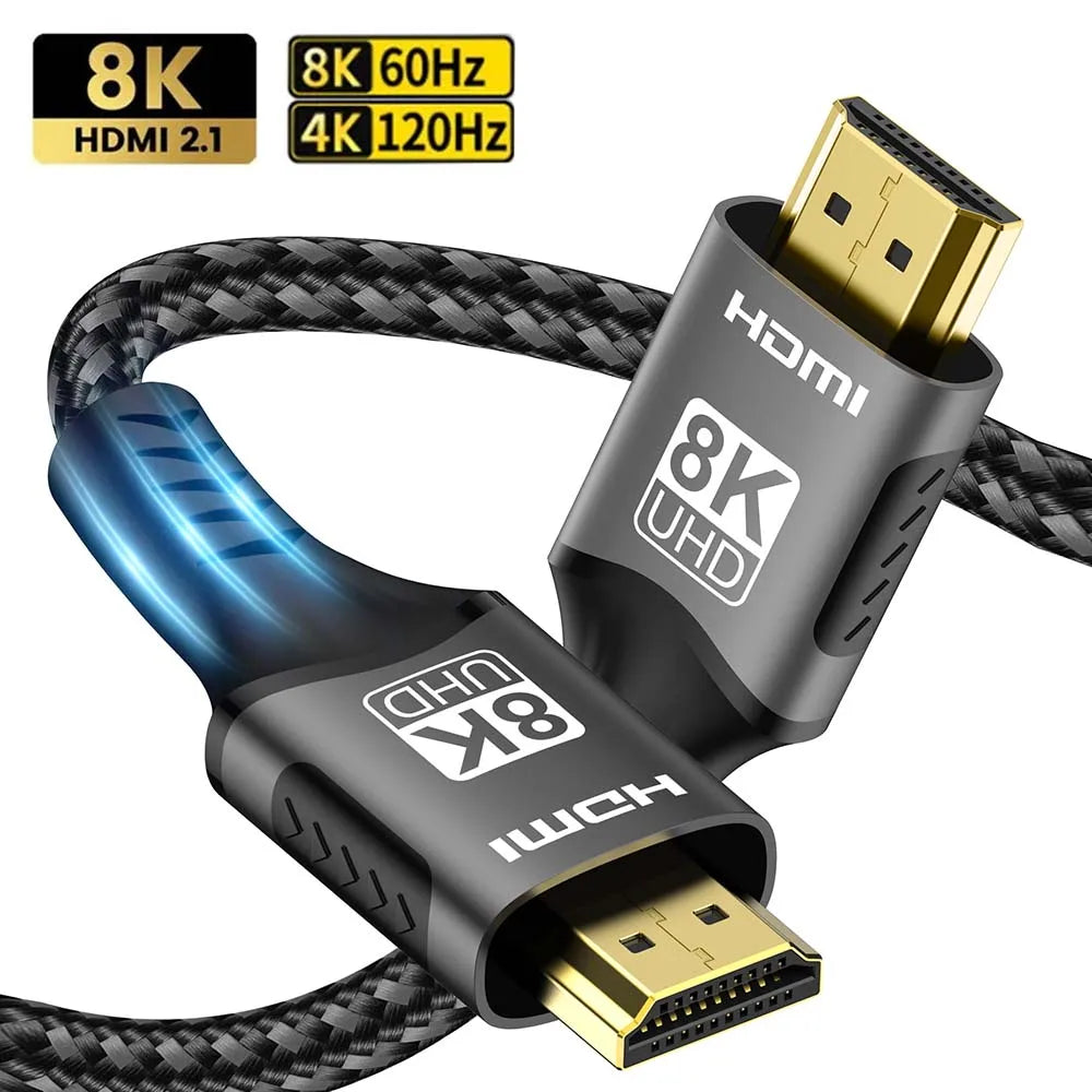 8K HDMI 2.1 Cable 120Hz