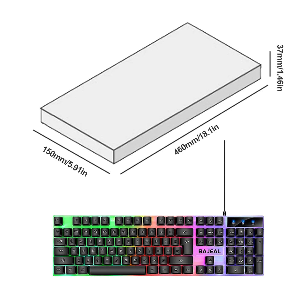 RGB Gaming Keyboard 98 Keys