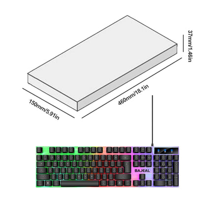 RGB Gaming Keyboard 98 Keys